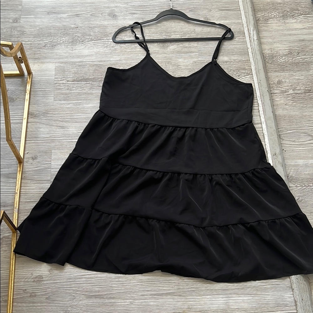 Black Tiered Dress